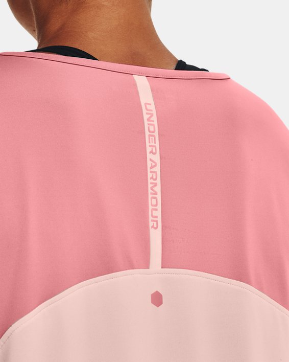 Women's UA RUSH™ Energy Colorblock Short Sleeve, Pink, pdpMainDesktop image number 3